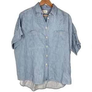 Madewell Denim Courier Shirt In Kieran Wash